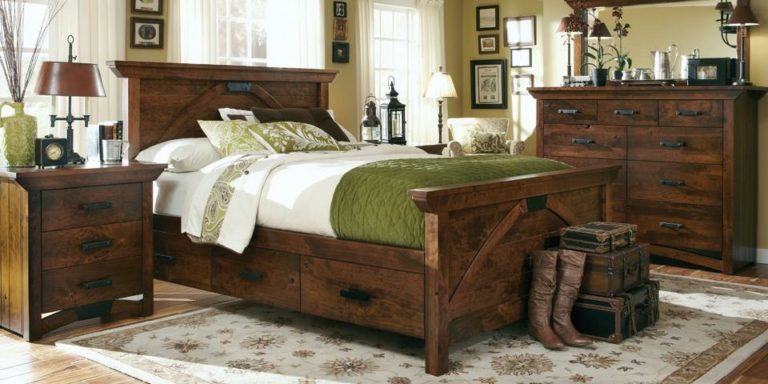 Rustic Amish Bedroom