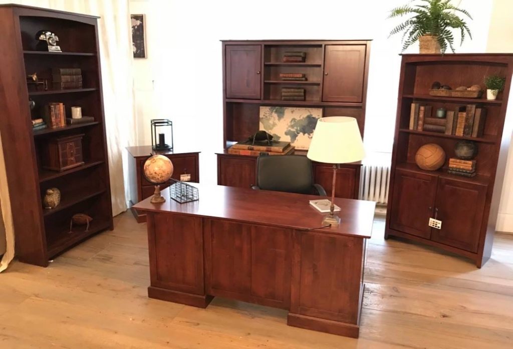 Knotty Alder Office Furniture