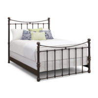 Iron Bed in Copper finish