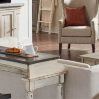 White Rustic Console Collection