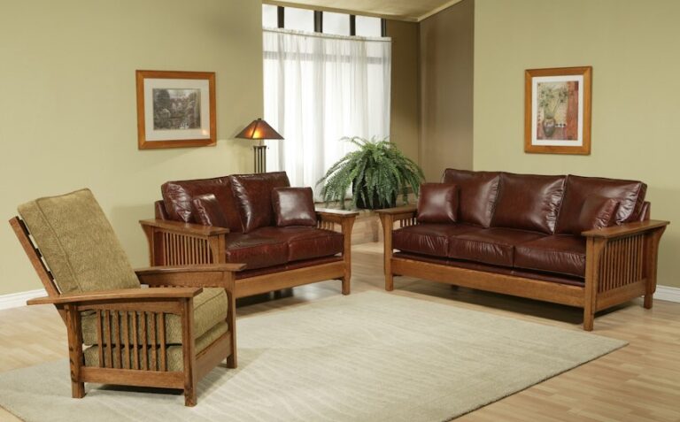 Craftsman Sofa, Loveseat And Chair