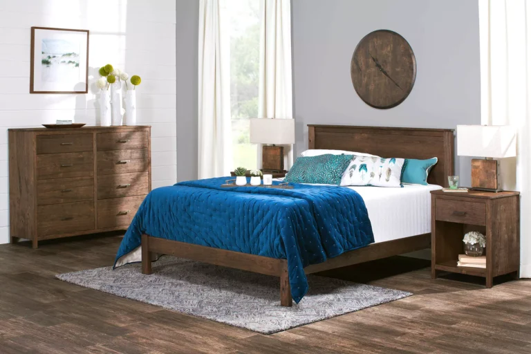 Brown Maple Amish Buit Bedroom